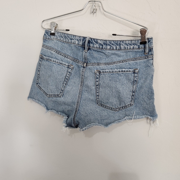 Pac Sun Size 30 High Rise Festival Shorts Women's Denim Shorts Distressed. - Picture 2 of 4